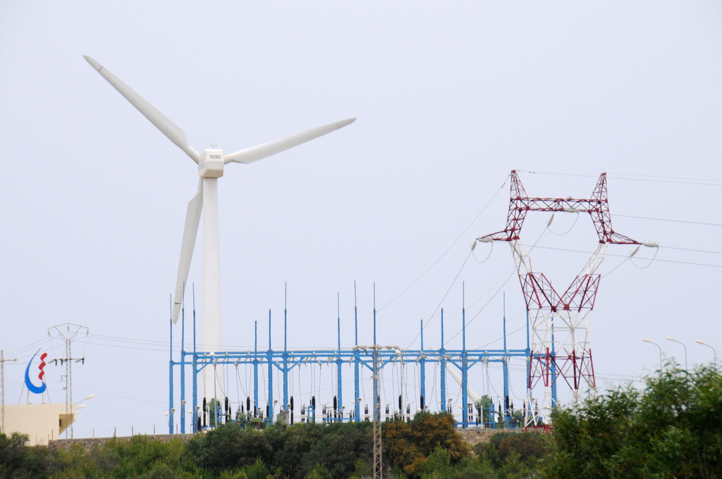 Wind turbine farm. Tunisia. Photo: Dana Smillie / World Bank